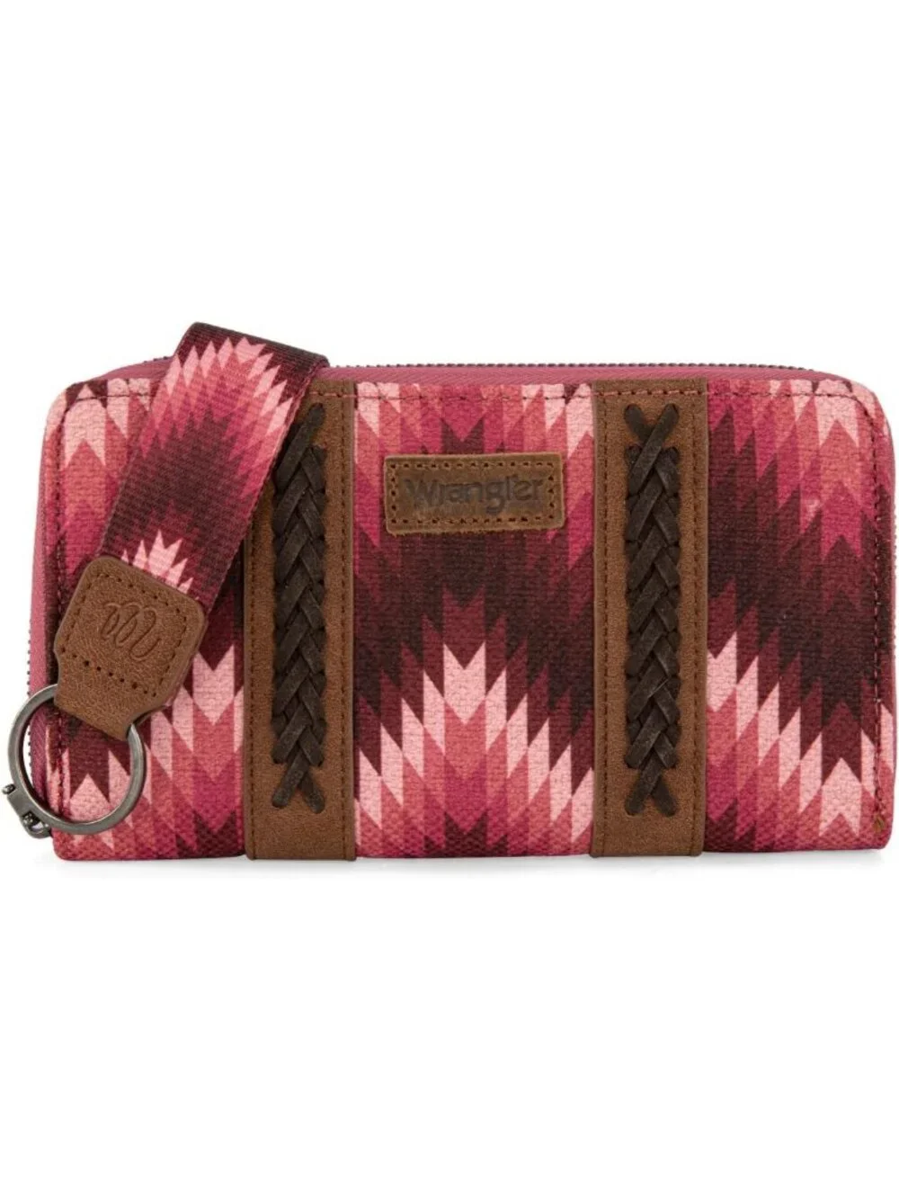 Boho Aztec Clutch Wallet Wristlet - Stylish Long Purse & Credit Card Holder